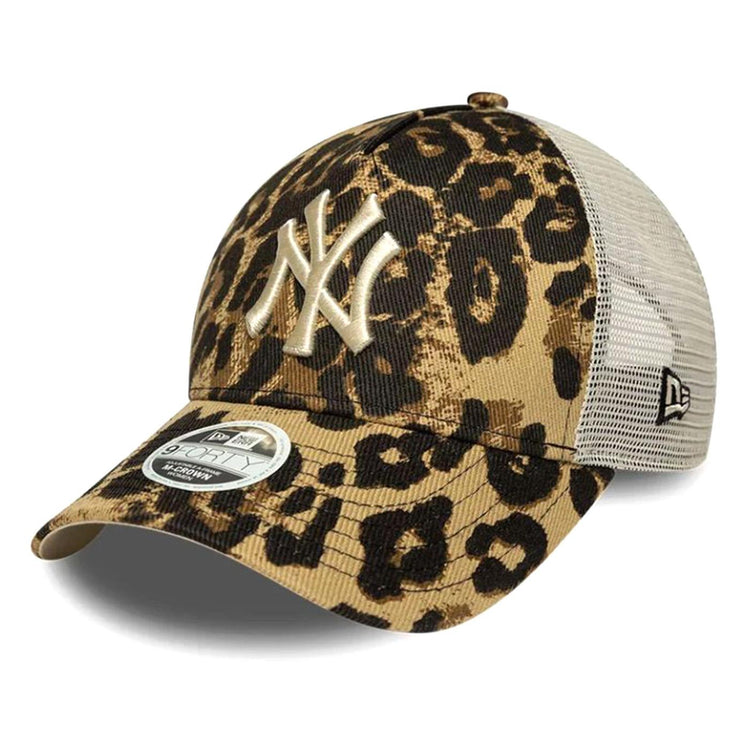 FEMALE LEOPARD 940® MC AF TRUCKER NEW YORK YANKEES - Cappellino con Visiera Leopardato<BR/><BR/><BR/><BR/><BR/><BR/><BR/> 60856311 BRS NEW ERA 