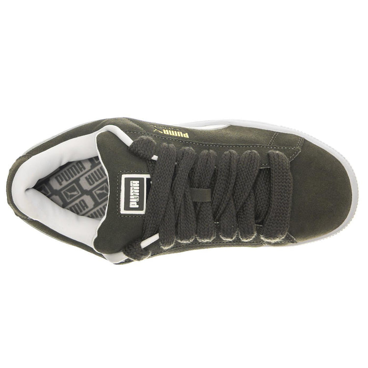 Suede XL Green Shoes - Scarpe Stringate Profilo Basso Uomo Verdi 395205-13  PUMA 