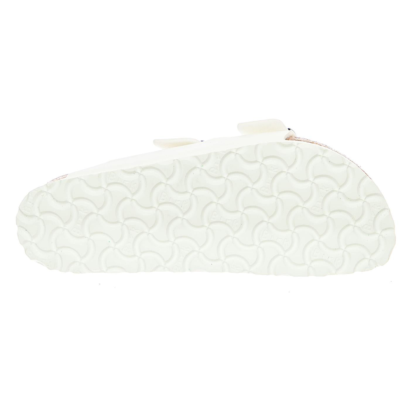 Arizona Birko Flor Narrow Fit - Sandali Uomo / Donna Bianchi 552683 WHT BIRKENSTOCK 