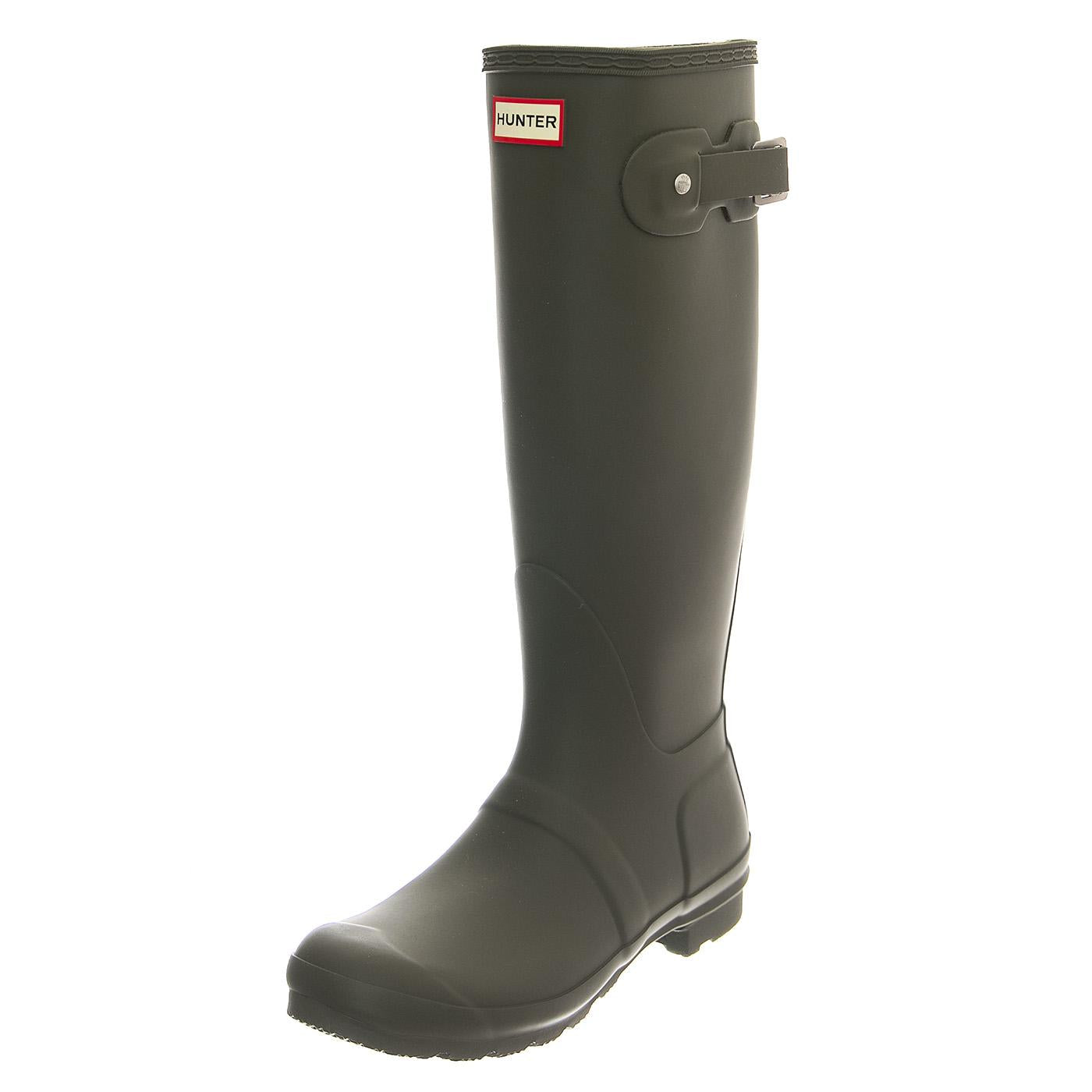 Original Tall Boot Olive Leaf  - Stivali Donna Verdi HUSWFT1000RMA-OVL  HUNTER 