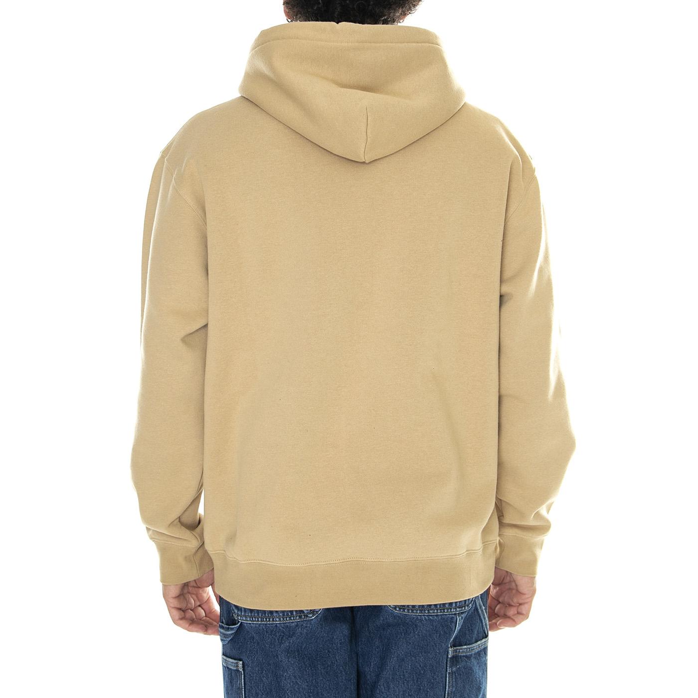 No-Fi TT P/O Hoodie Oatmeal - Felpa con Cappuccio Uomo Beige PF00626-OATML  HUF 