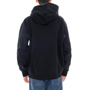 ESTABLISHED WORKS EYES HOOD - Felpa con Cappuccio Uomo Nera 112470170 BLK OBEY 
