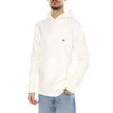 Essential Hoodie – Weißer Herren-Hoodie mit Katzenmotiv