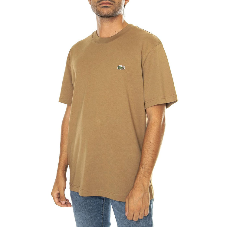 T-Shirt TH7318-Six - Maglietta Girocollo Uomo Marrone TH7318-SIX  LACOSTE 
