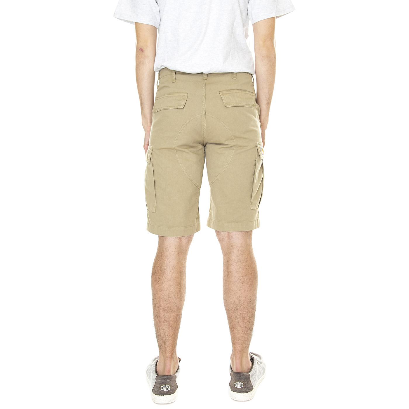 M' Regular Cargo Short Ammonite Garment Dyed - Bemuda Cargo Uomo Beige I031517-0VZGD  CARHARTT WIP 