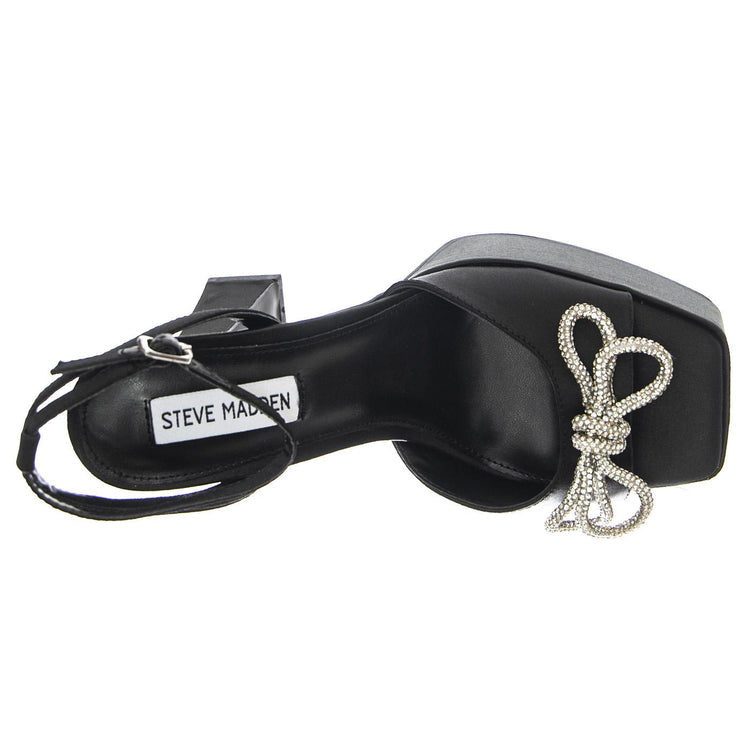Darla Black Satin - Sandali Donna Neri SMSDARLA-BLA  STEVE MADDEN 