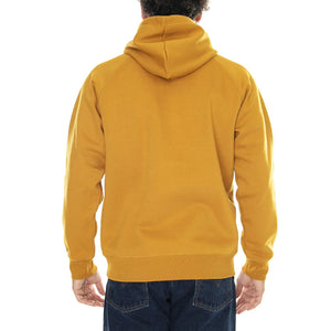 M' Hooded Chase Sweat Buckthorn / Gold - Felpa con Cappuccio Uomo Giallo Ocra I026384.1QZXX  CARHARTT WIP 