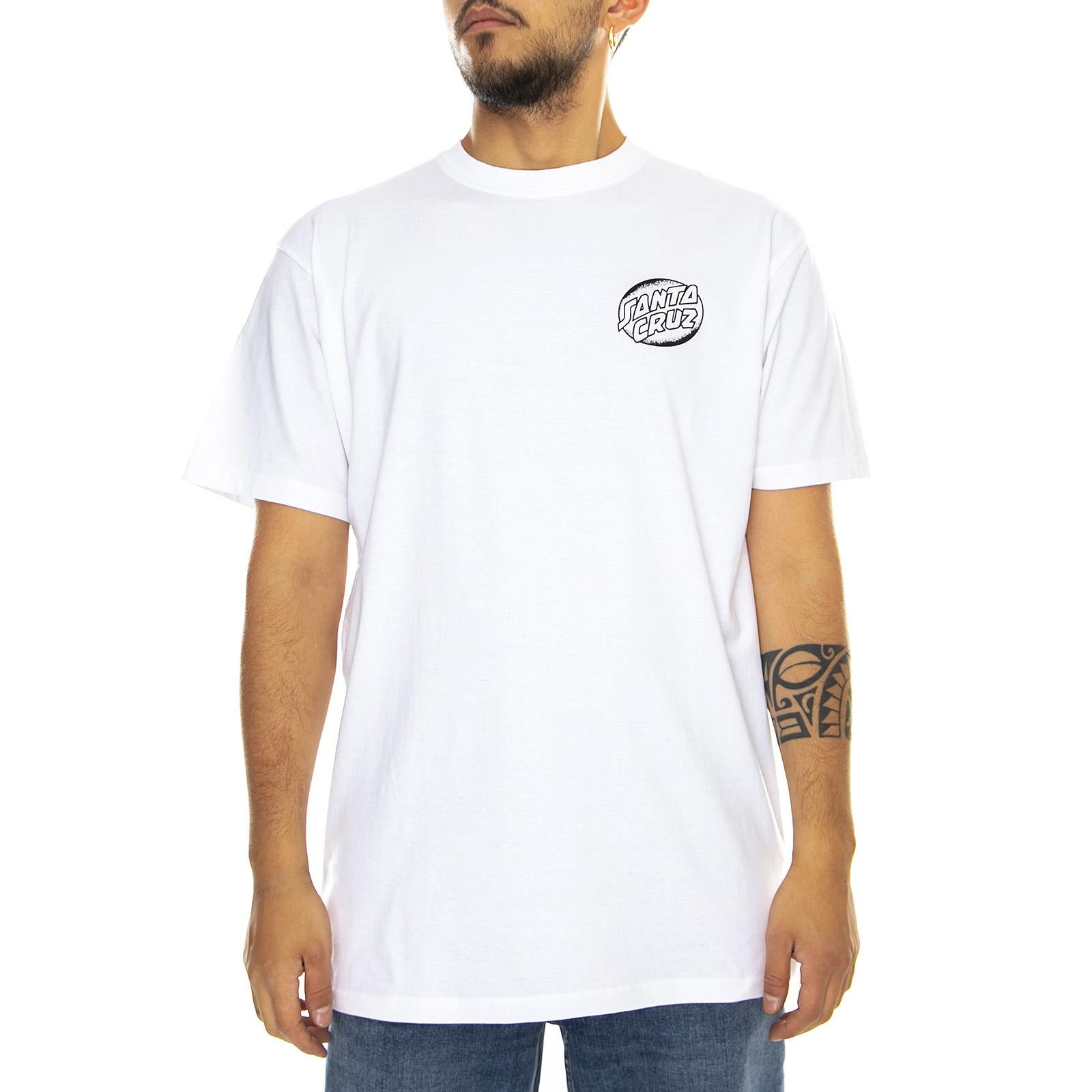  Bone Wave Tee White  SANTA CRUZ 