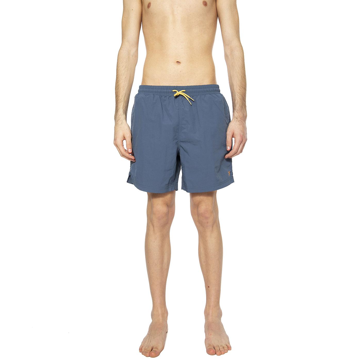 Colber Plain Swim Cold Metal - Costume da Bagno Uomo Blu F4SSE003436  FARAH 
