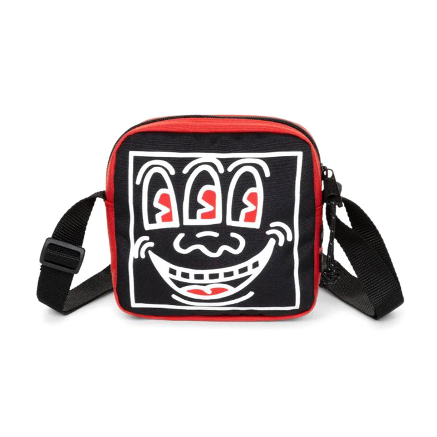 BOX MINI BAG KEITHHARING3EYE - Borsello a Tracolla Nero Collaborazione con Keith Haring EK0A5BN8 6Z51 EASTPAK 