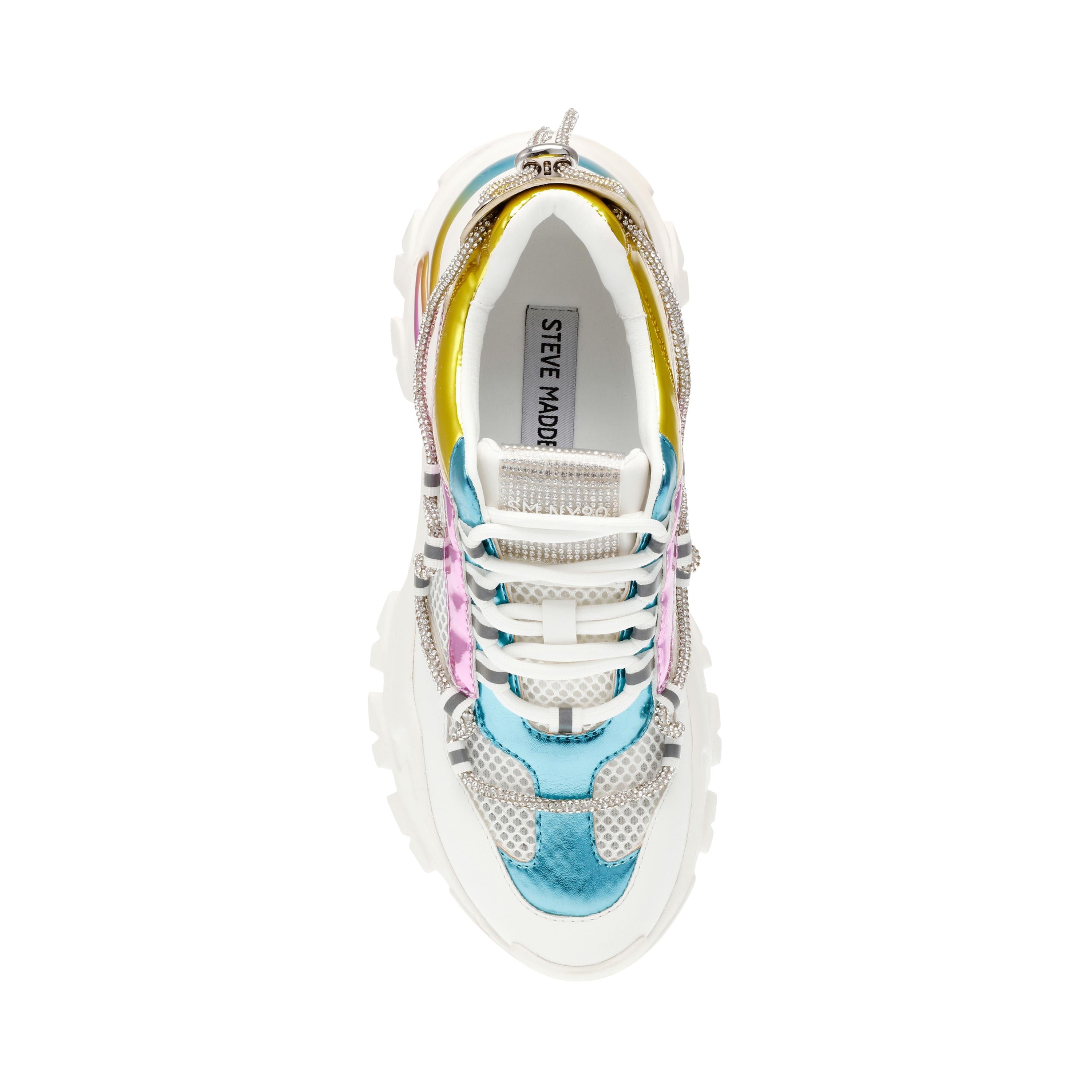Miracles White Pastel - Scarpe Stringate Donna Multicolore SMPMIRACLES-17M  STEVE MADDEN 