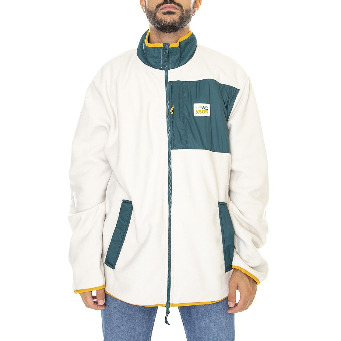 MT Vans Full Zip White / Blue - Felpa con Zip Uomo Bianca VN0000C5EKD1  VANS 