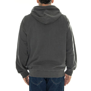 Hooded Nelson Jacket Charcoal /garment dyed - Felpa con Cappuccio Uomo Grigia I033064.98GD  CARHARTT WIP 