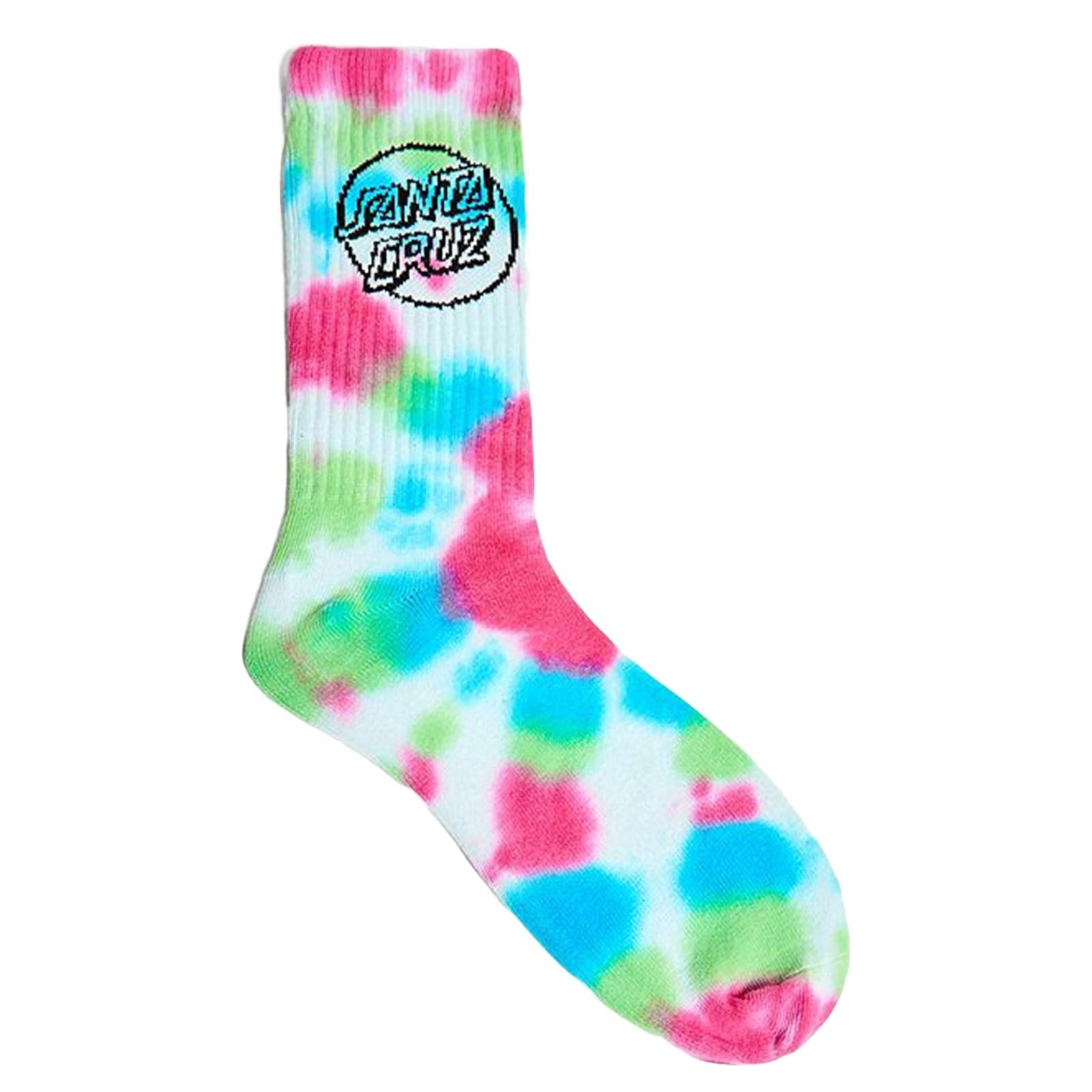  Tie Dye Dot Sock Trippy Dye  SANTA CRUZ 