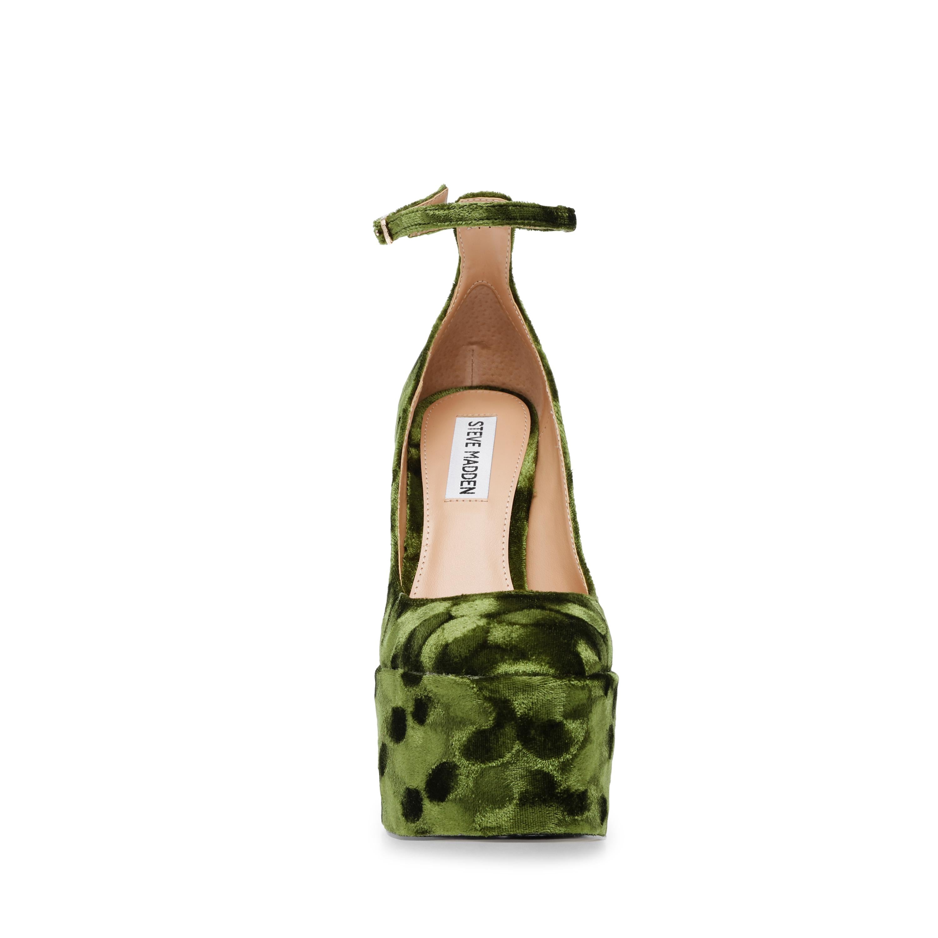 Skyrise Grn Velvet - Scarpe Décolleté Donna Multicolore SMSSKYRISE-GRN  STEVE MADDEN 
