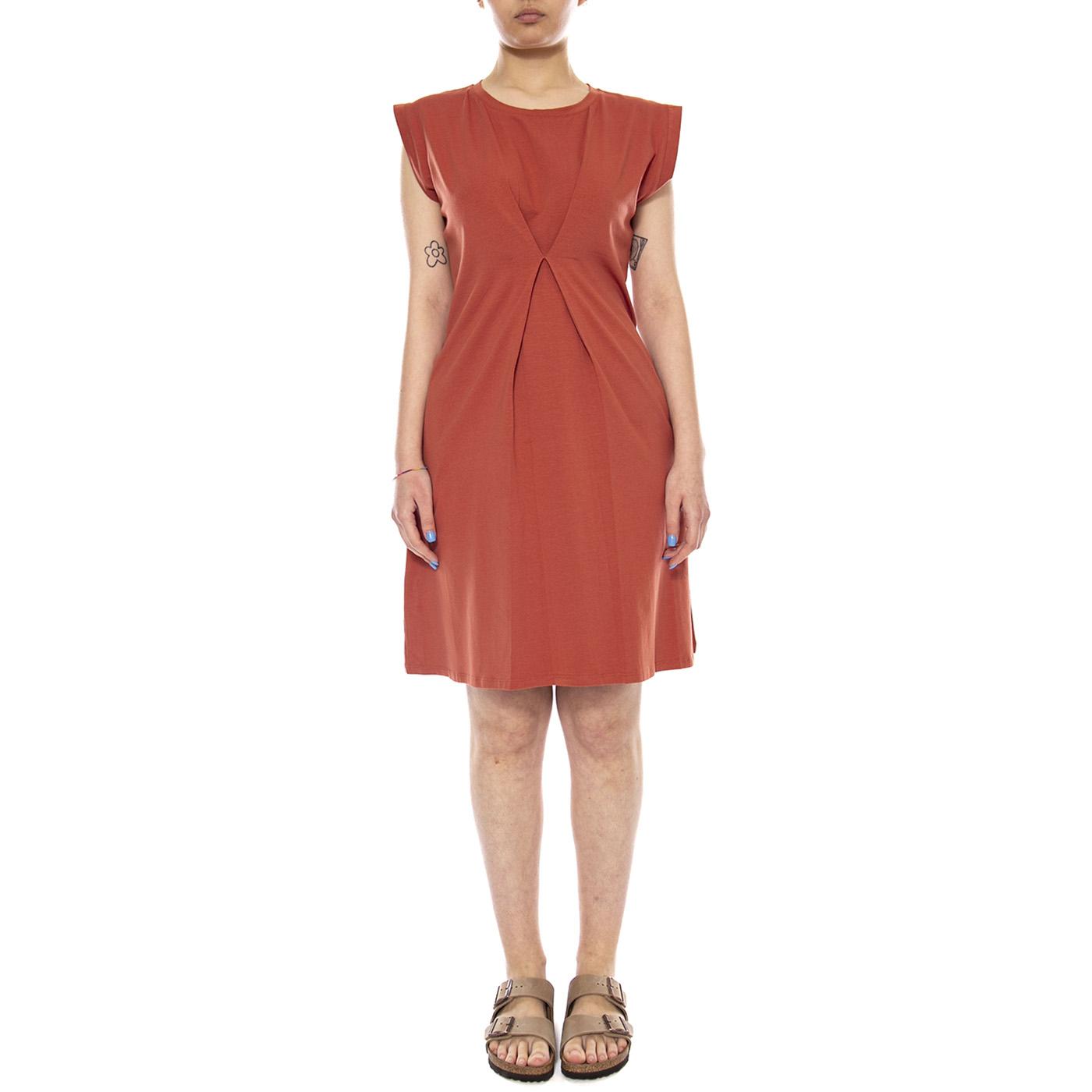 KNITTED DRESSES PINK - Abito in Maglia Donna Rosso 4.55.131.02 PIK MD'M 