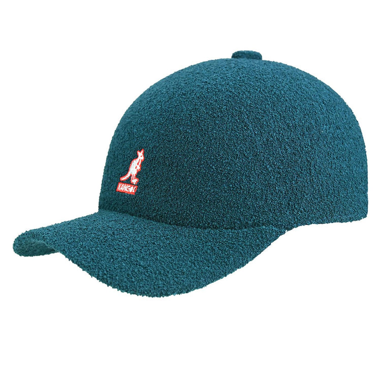 Bermuda Elastic Spacecap Marine Teal - Cappellino con Visiera Verde K3498-MT401  KANGOL 