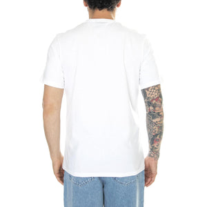 Contrast Pocket T-Shirt White / Court Green - Maglietta Girocollo Uomo Bianca TS831VOG-X179  LYLE & SCOTT 