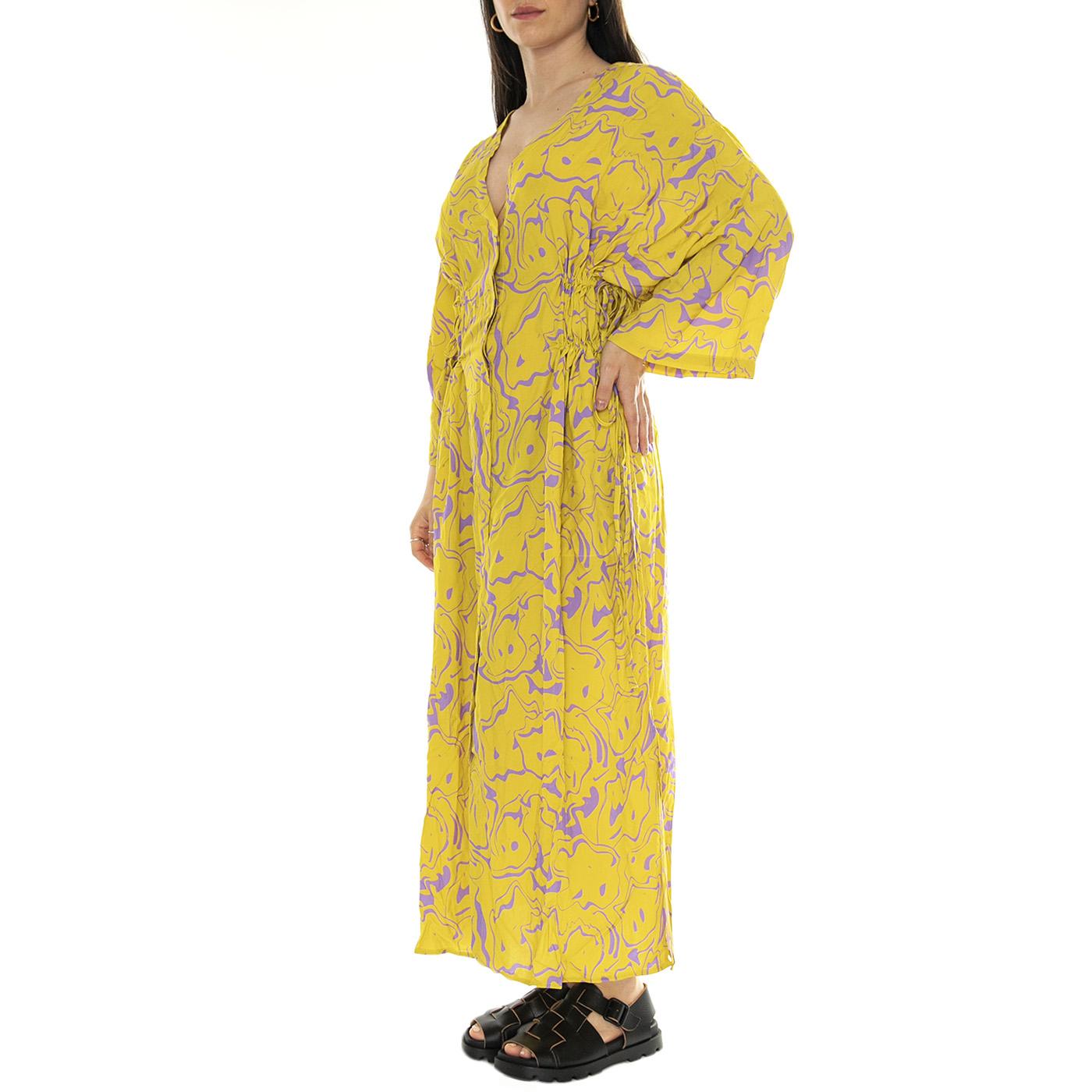 Mashed Sorrento Viscose Dress Assorted - Abito Donna Multicolore 4507-02-4507-02  OAS 