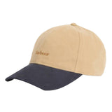 Langdale Cap Sandstone/Navy - Kappe in Beige / Blau ACCESSORI BARBOUR