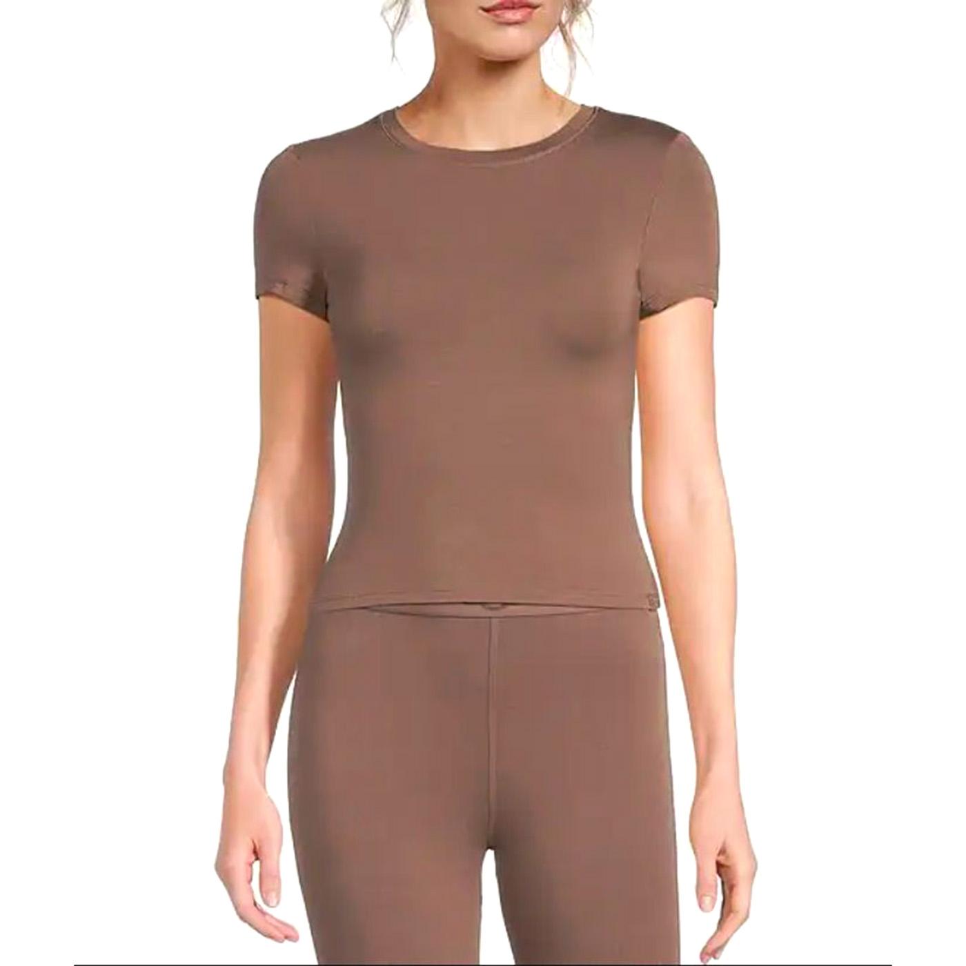 MIRIAM BABY TEE ALLSPICE BROWN - Maglietta Girocollo Donna Marrone UGC1136933-ALS . UGG 