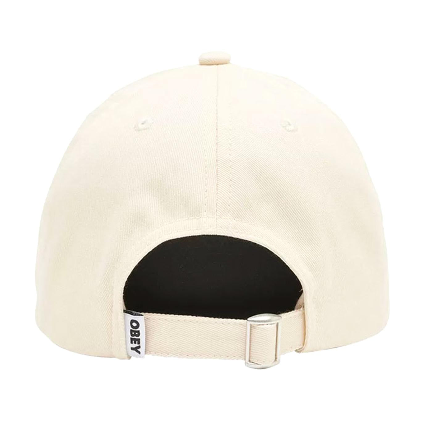 Obey Bold Peace Sign Strapback - Cappellino con Visiera Beige 200140147-UBL  OBEY 