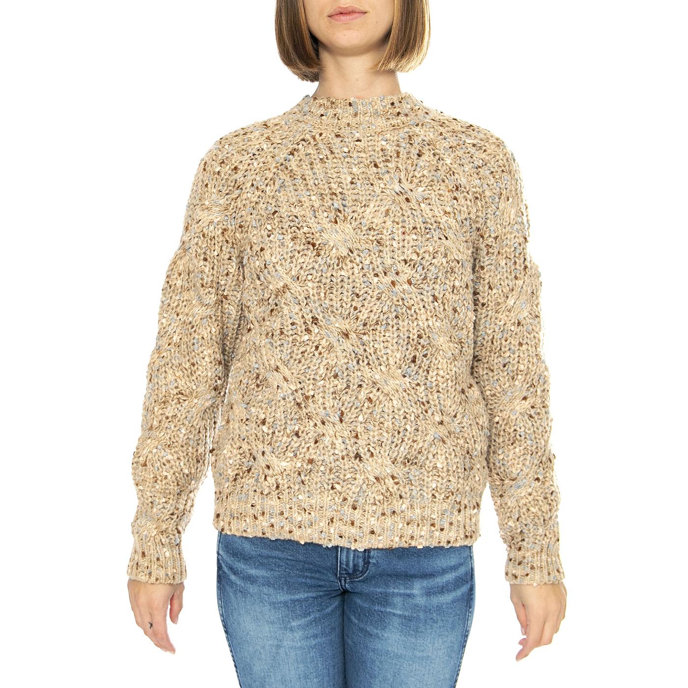 Jersey Arena - Maglione Donna Beige 15020017  MD'M 