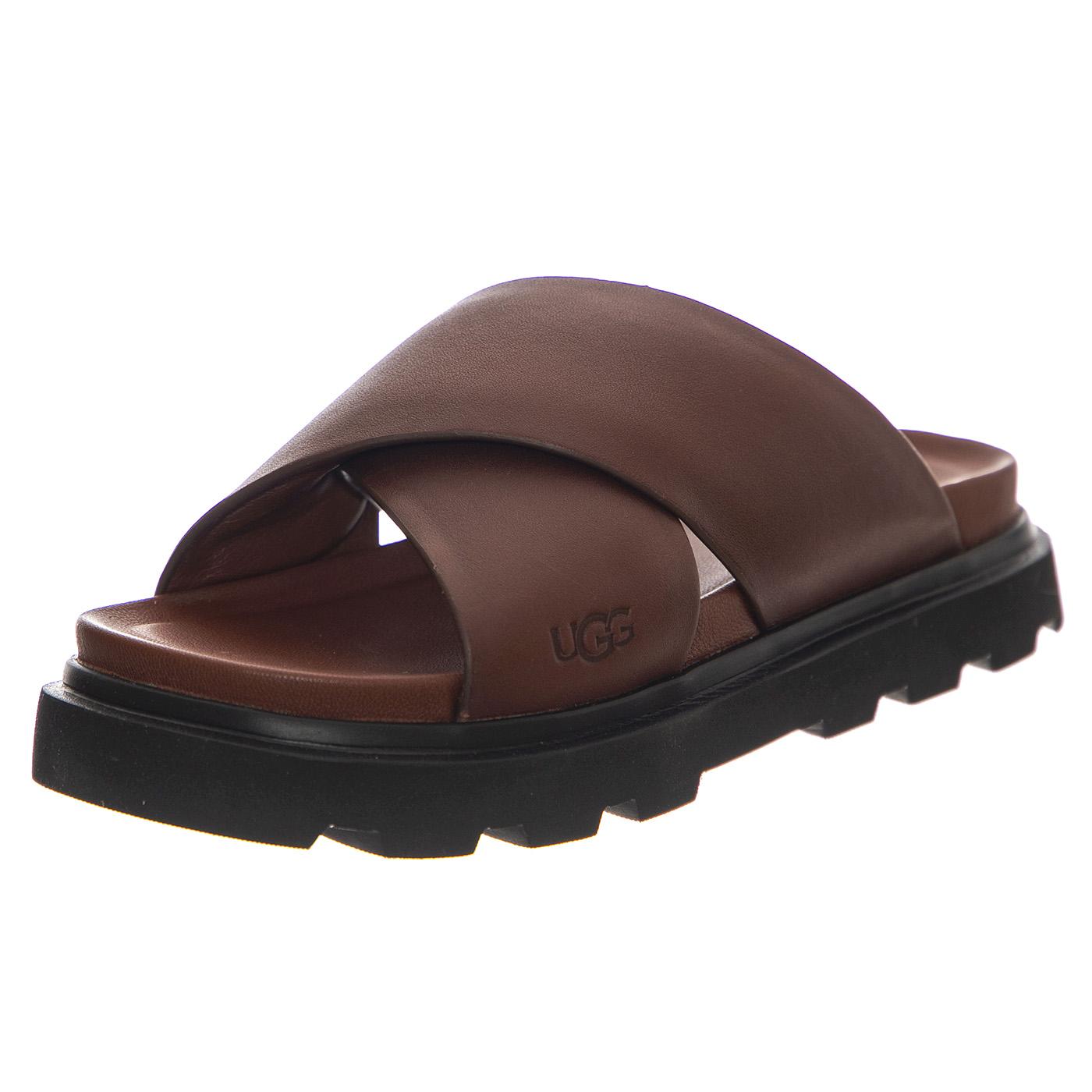 Capitelle Crossband Cognac - Sandali Donna Marroni UGSCAPCBCOG1152672W  UGG 