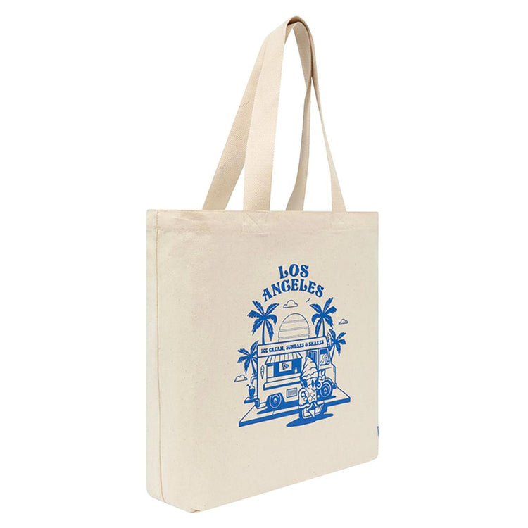 NE Graphic Tote Bag New Era Ivory / Baz - Borsa Shopping Bag Beige 60503776  NEW ERA 