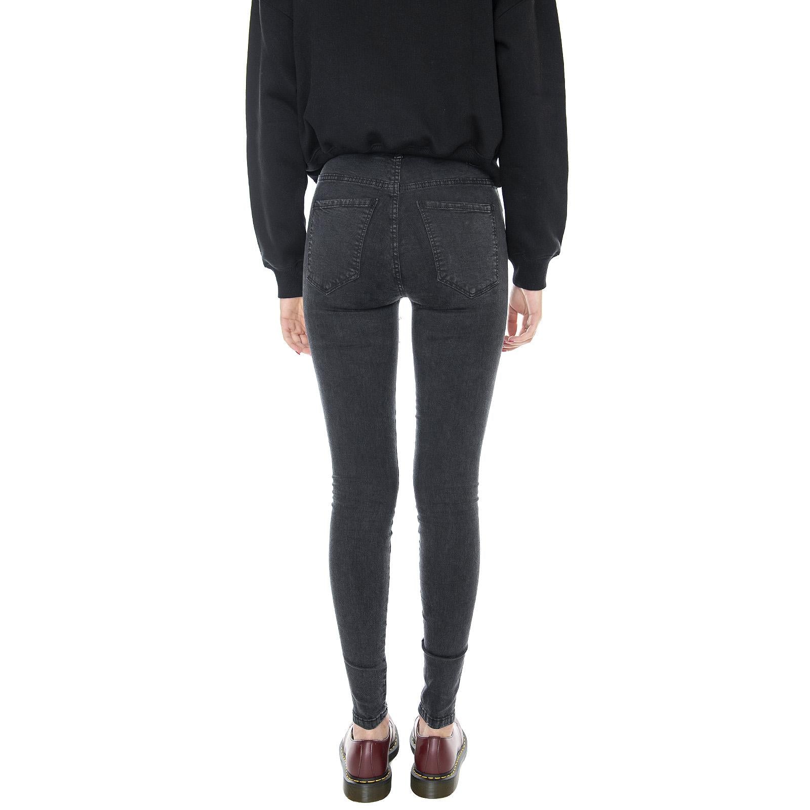 Lexy Denim Jeans - Black Lush - Denim Jeans Donna Neri 1510111-A56  DR. DENIM 