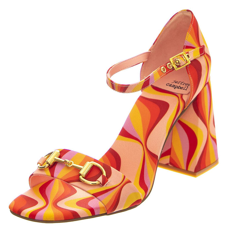 Pop-Star-B Pink Multi Print - Sandali Donna Multicolore JCSJCD-176-2-04-PNK  JEFFREY CAMPBELL 