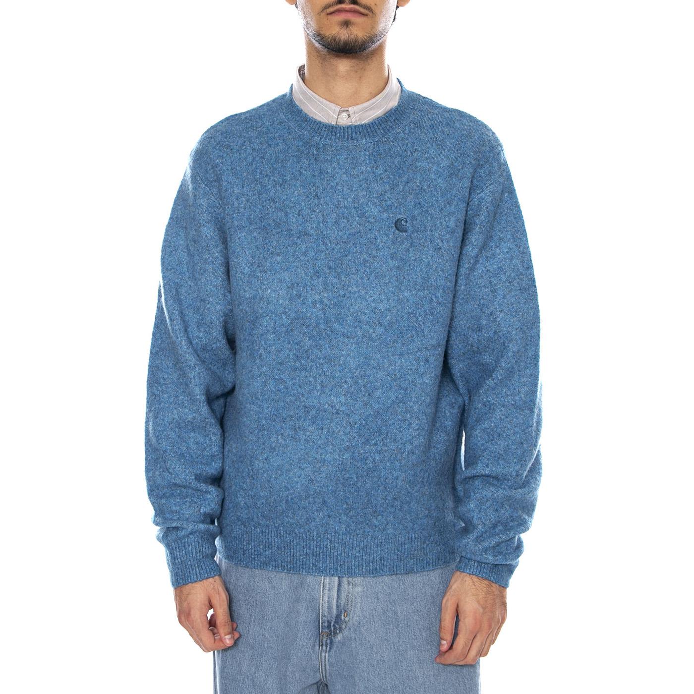 Curtis Sweater Tangled Angelite - Maglione Girocollo Uomo Blu I035394.3B2XX . CARHARTT WIP 