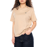 T-SHIRT Beige - Damen Beige Rundhals-T-Shirt Beige LACOSTE