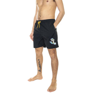 M' Holo Hand Swimshort Black Holo - Costume da Bagno Uomo Nero Holo Hand Swimshort Black Holo  SANTA CRUZ 