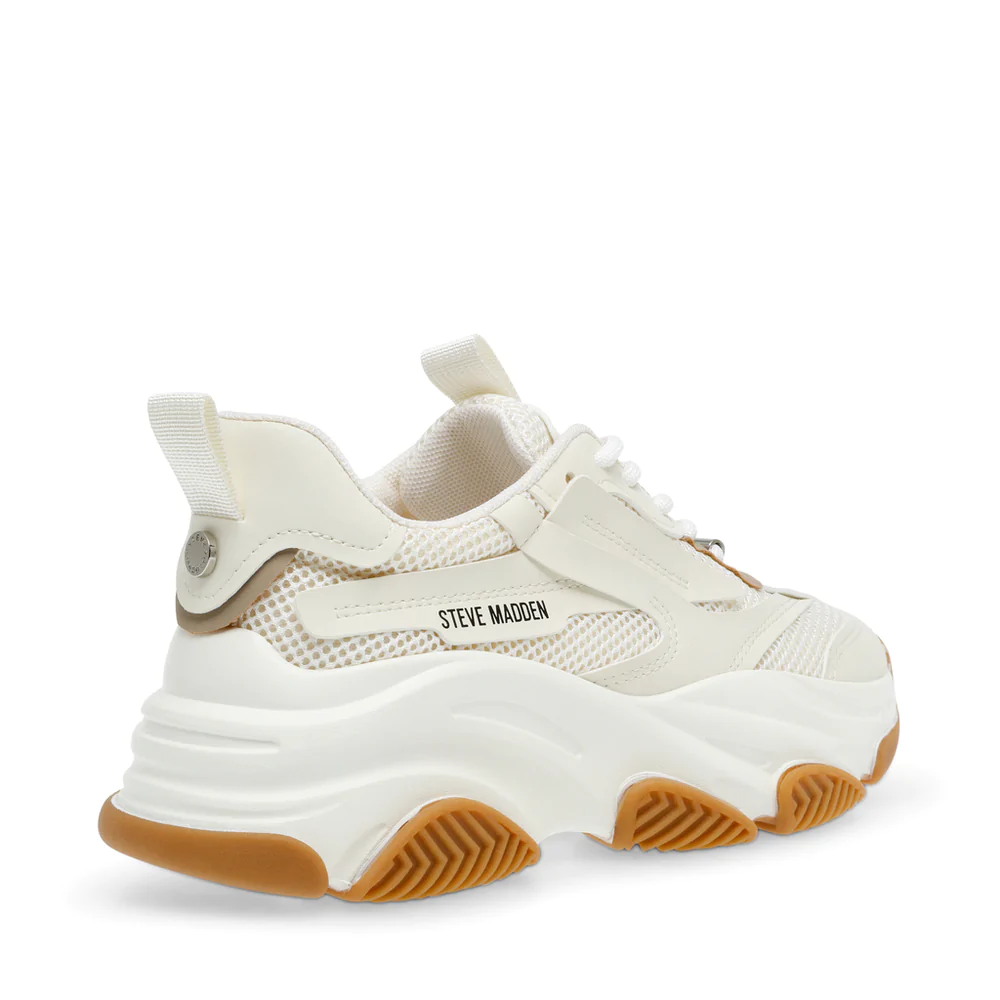 Possession White Gum - Scarpe Stringate Profilo Basso Donna Bianche SMPPOSSESSION-WHIGUM  STEVE MADDEN 