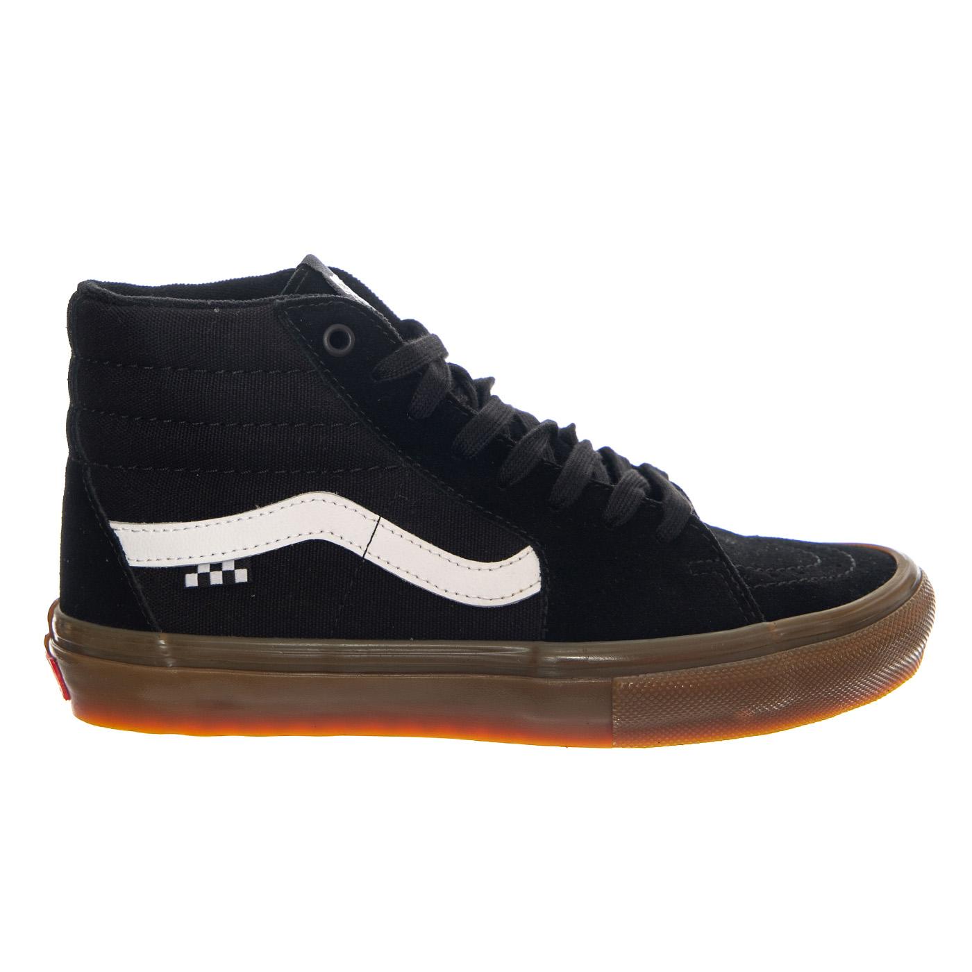 Skate SK8-HI Black Shoes - Scarpe Stringate Collo Alto Uomo Nere VN0A5FCC B9M1 VANS 
