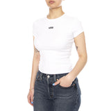 CAMERON TEE WHITE - Weißes Damen-Rundhals-T-Shirt  Damen VANS