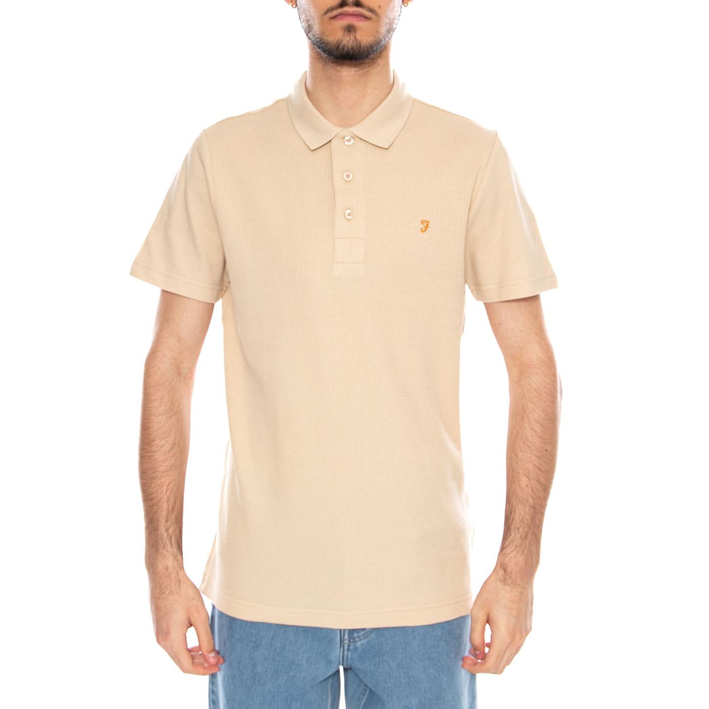 Forster SS Birch Grey - Polo Uomo Grigio Chiaro F4KSC017 265 FARAH 