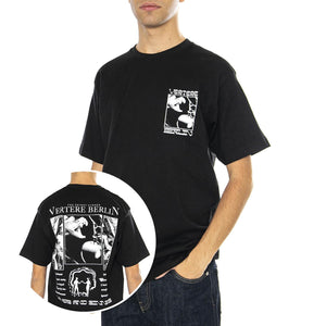 Secret Garden T-Shirt Black - Maglietta Girocollo Uomo Nera VER-T250-BLK  VERTERE BERLIN 