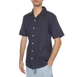 Onscaiden Life Solid Resort Blue - Camicia Mancihe Corte Uomo Blu 22025116-BLUE  ONLY & SONS 