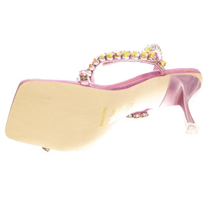 W' Saints Soft Pink Metallic Sandals - Sandali Donna Rosa JC-927-10-15  JEFFREY CAMPBELL 