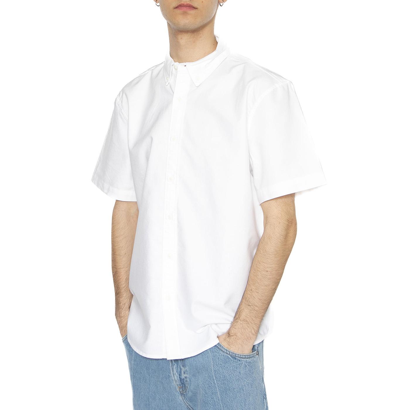 SS Authetic Button Down Bright White - Camicia Maniche Corte Uomo Bianca A9161-0014  LEVIS 