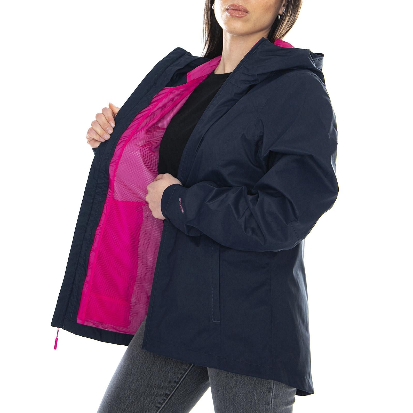 Wm Tanken Zip In Jacket - Urban Navy - Giacca Invernale Donna Blu T9381YH2G  THE NORTH FACE 