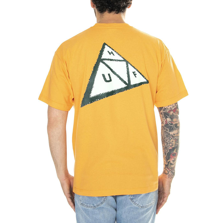 Skewed TT S/S Tee Tangerine - Maglietta Girocollo Uomo Arancione TS02174-TNGRN  HUF 