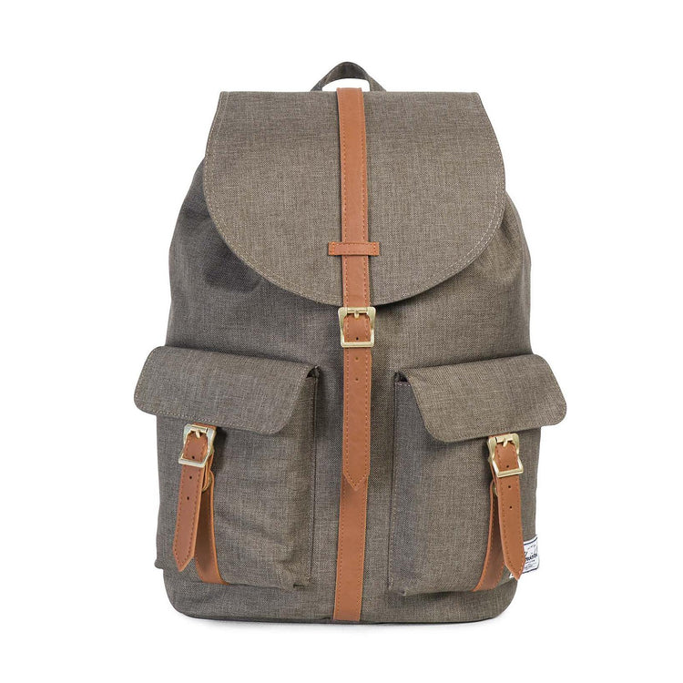 DAWSON CLASSICS BACKPACK CANTEEN CROSSHATCH/TAN SYNTHETIC LEATHER 10233-01247  HERSCHEL 