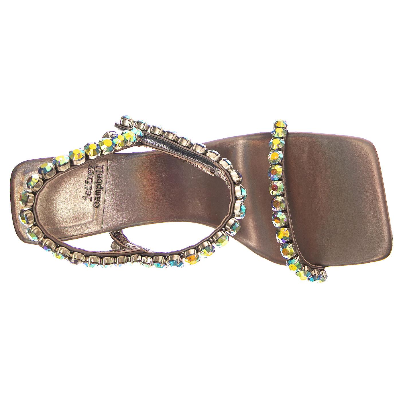 W' Saints Pewter Metallic - Sandali Donna Multicolore JC-927-10-16PEW  JEFFREY CAMPBELL 