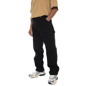 SINGLE KNEE PANT CBLACK - Pantaloni Denim Jeans Uomo Neri I031497 8902 CARHARTT WIP 