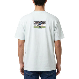 Live Is Life Tee Ice Melt - Maglietta Maradona Girocollo Uomo Celeste TS1366 T4-03 DOLLY NOIRE 