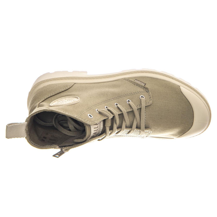 Pallabase Twill Dune - Scarpe Profilo Alto Donna Verdi PAS96907-297-M  PALLADIUM 