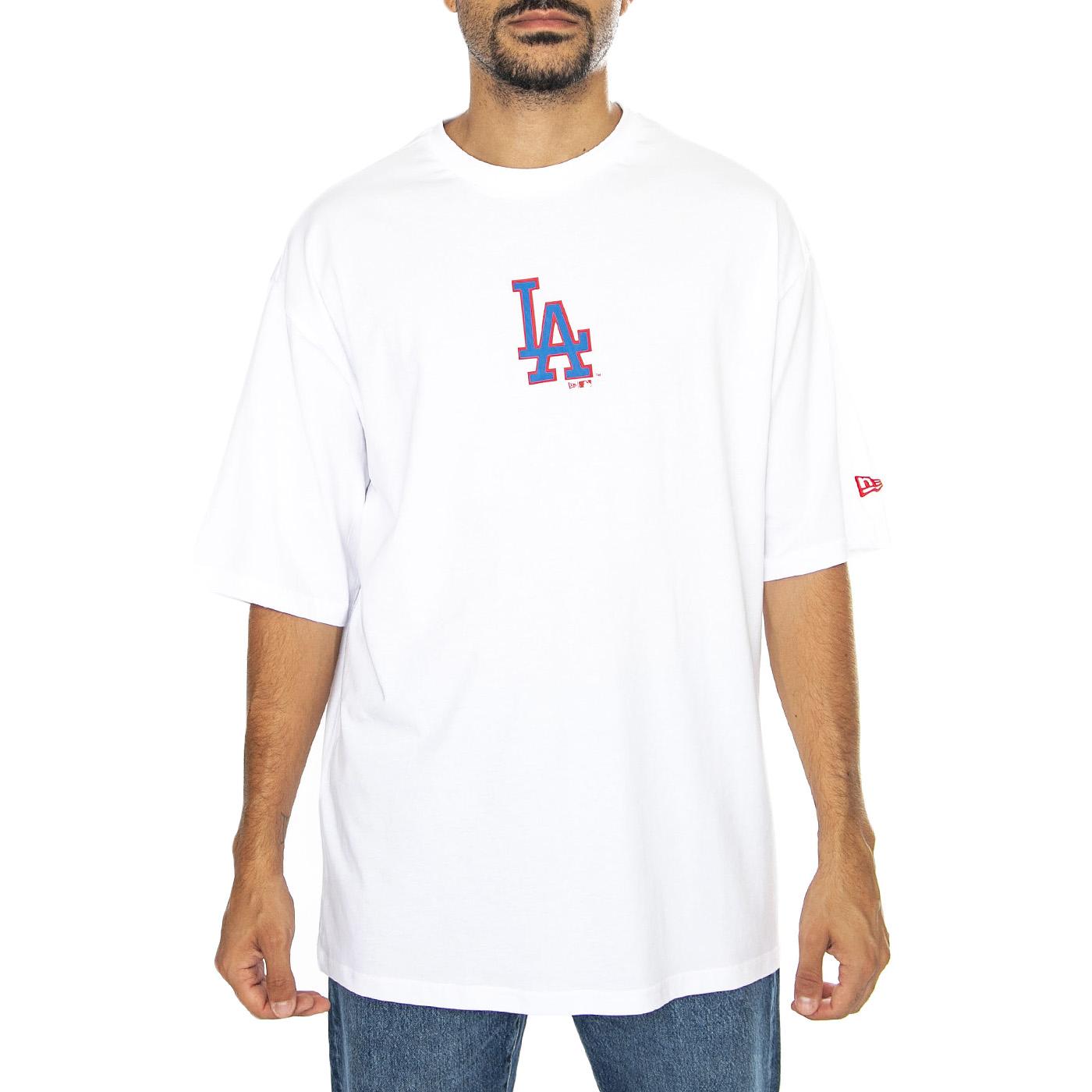 MLB World Series OS Tee Los Angeles Lakers Dodgers White / Navy - Maglietta Girocollo Uomo Bianca 60564775  NEW ERA 